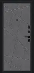 Дверь Граффити-5/SBlack Букле черное/Slate Art BR6187 фото