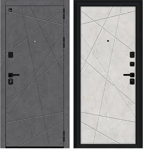 Товар Дверь Браво Граффити-5/SBlack Slate Art/Look Art/Букле черное DIS007585